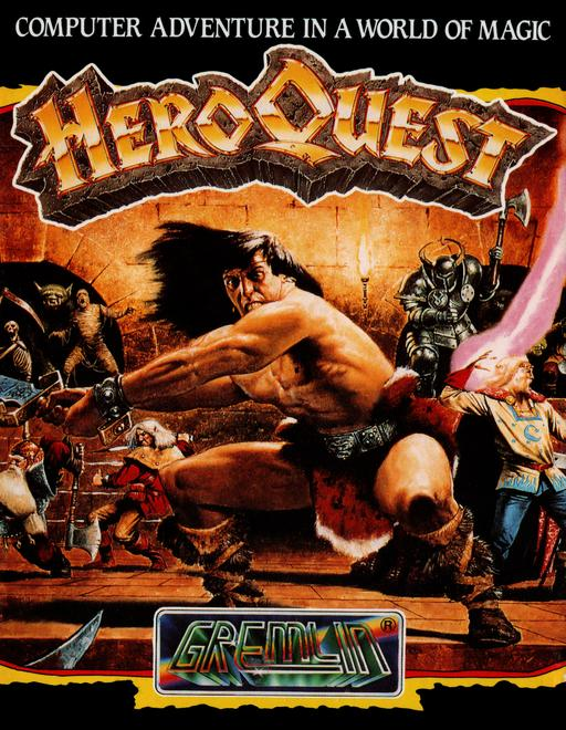 Hero Quest box art for Amiga